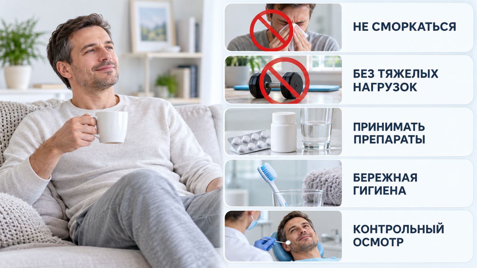 Аллергия на зубной протез: признаки