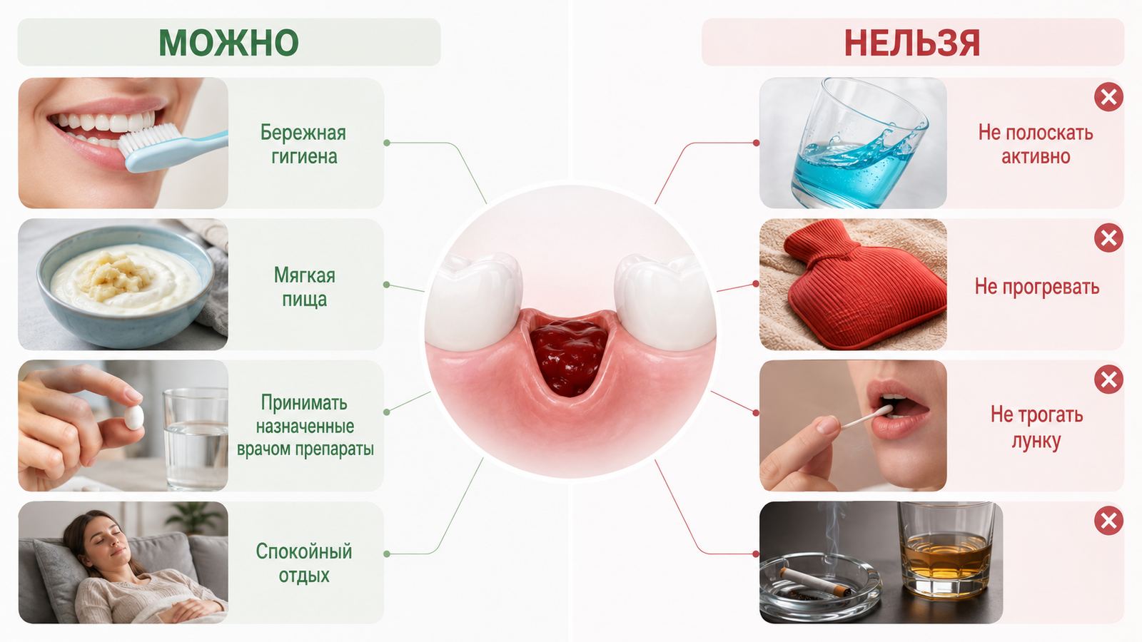 Альвеолит после удаления