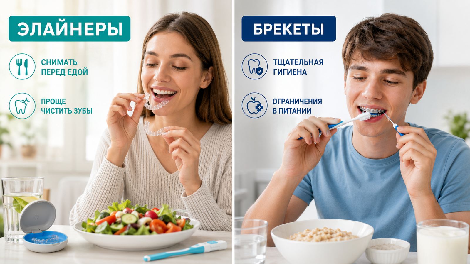 Элайнеры или брекеты