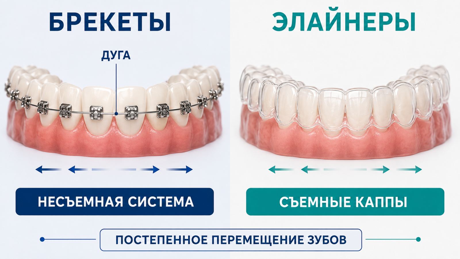 Элайнеры или брекеты