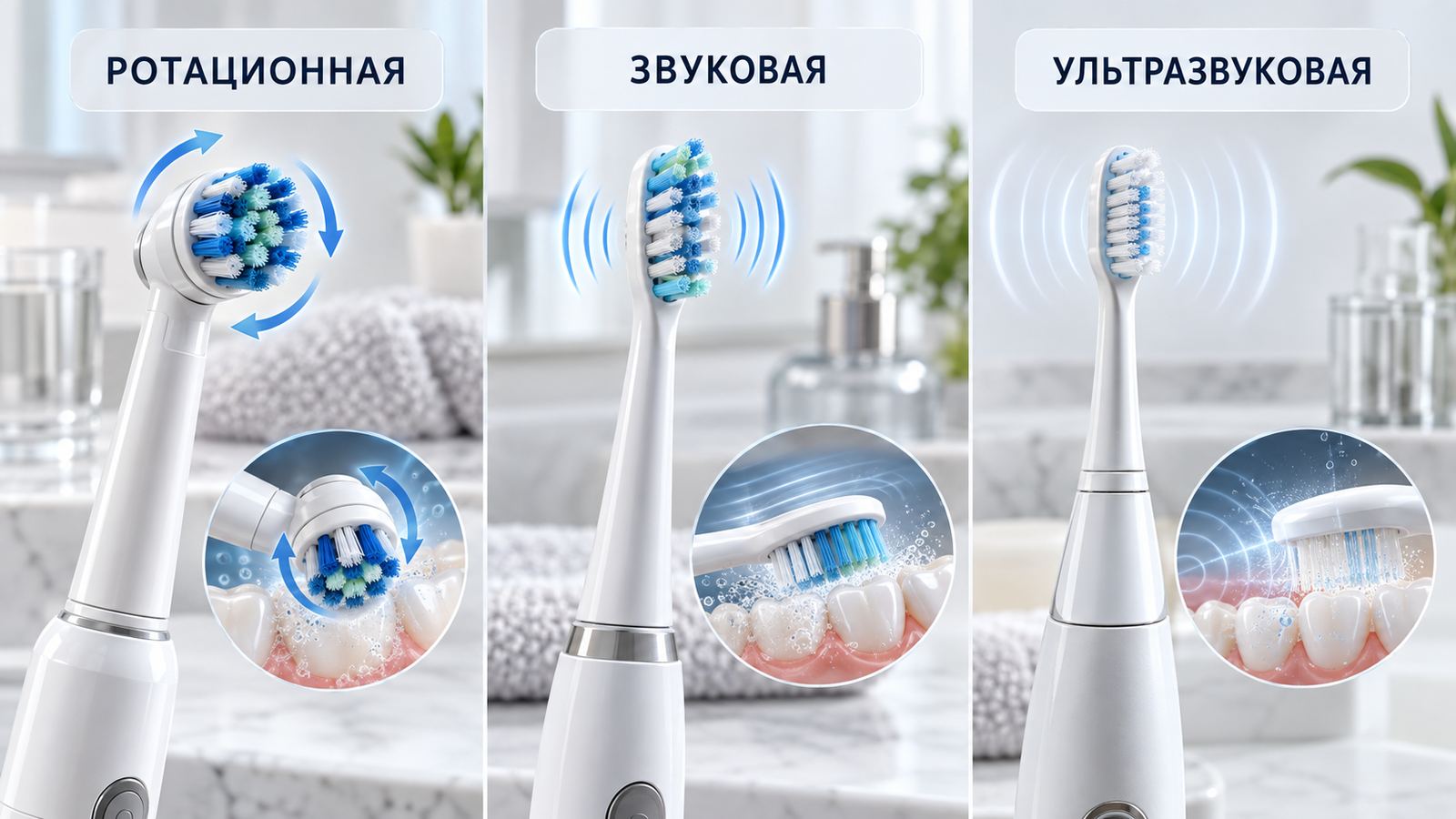 Электрическая зубная щетка