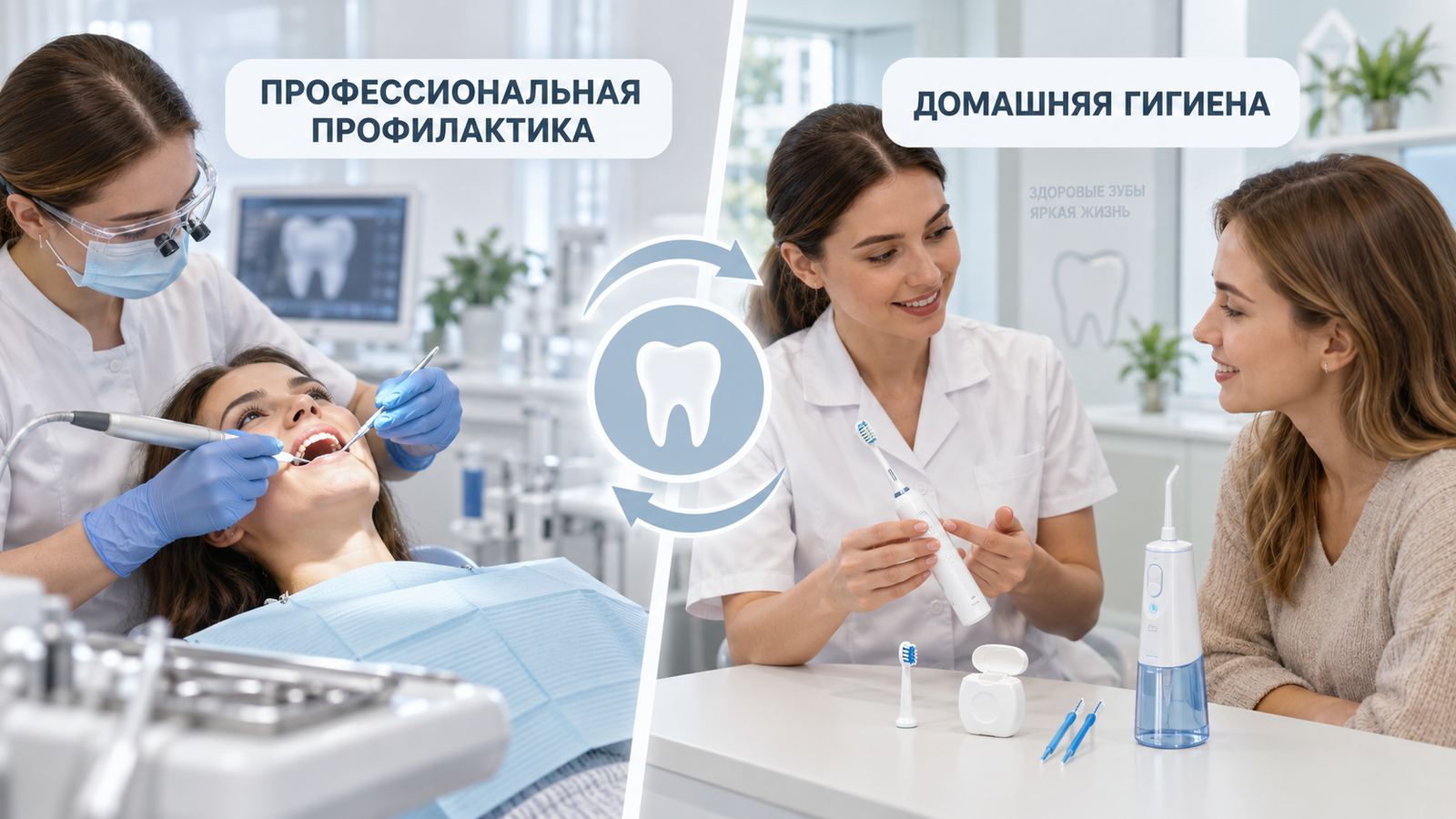 Электрическая зубная щетка