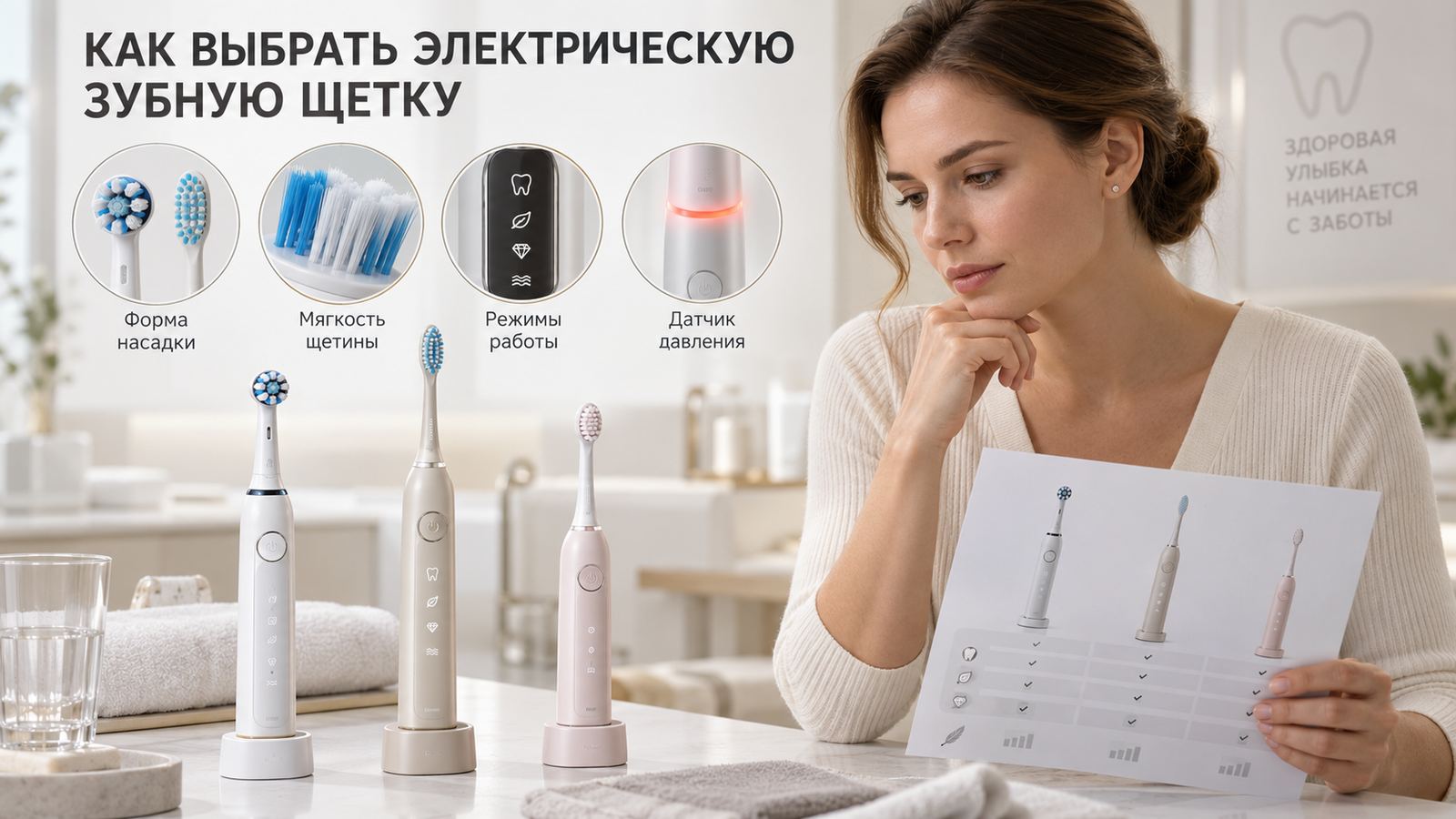 Электрическая зубная щетка