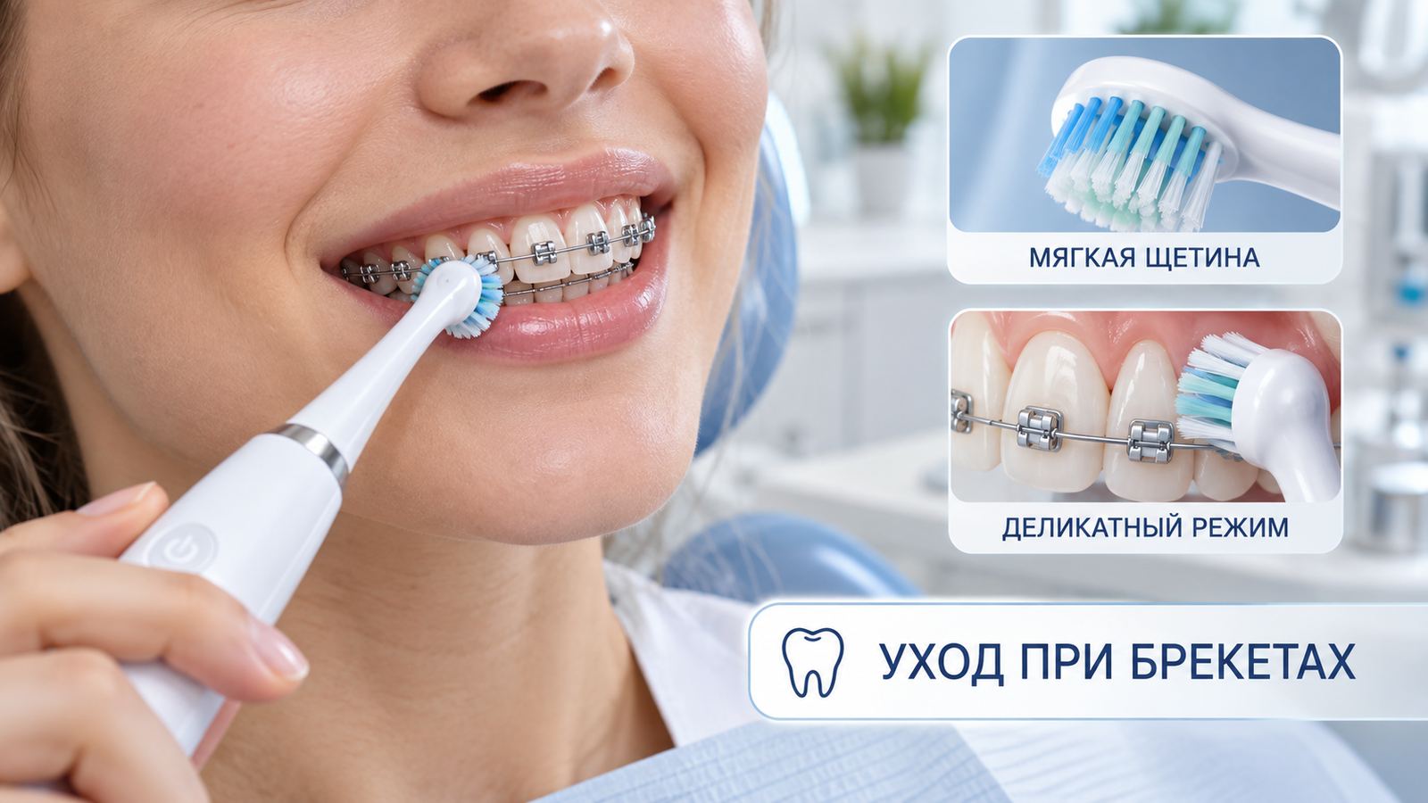 Электрическая зубная щетка