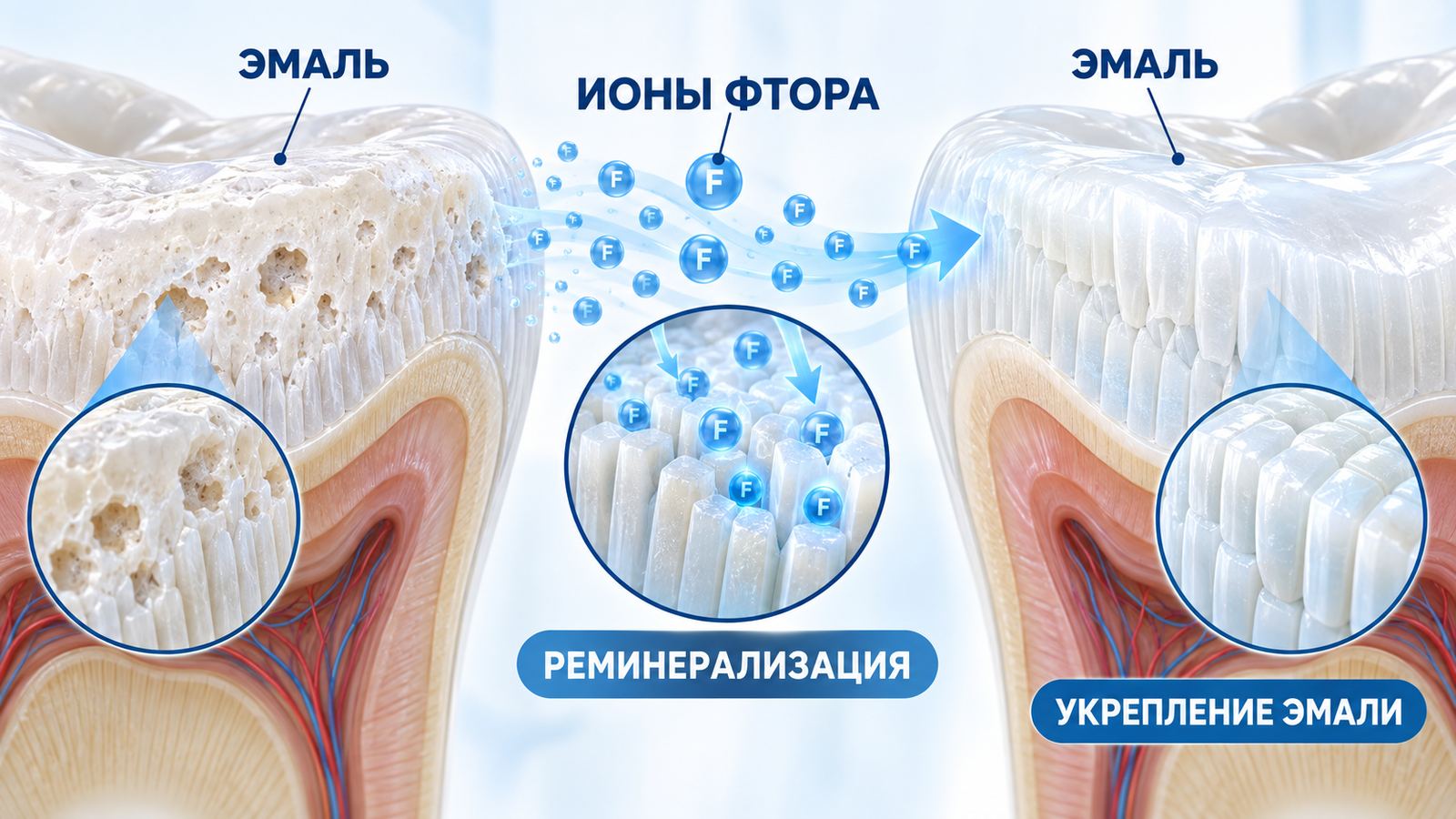 Фторирование зубов