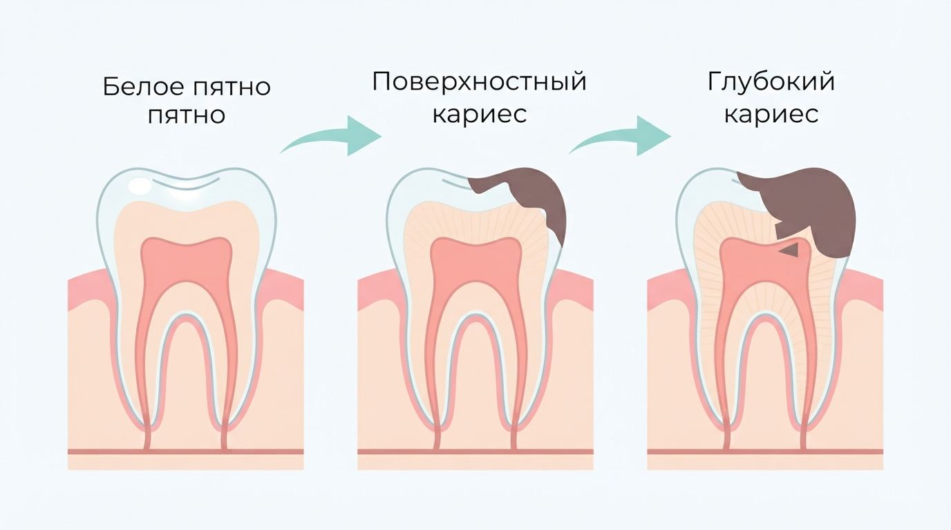 Кариес без сверления