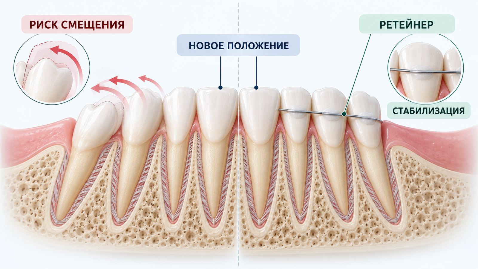 Ретейнеры после брекетов