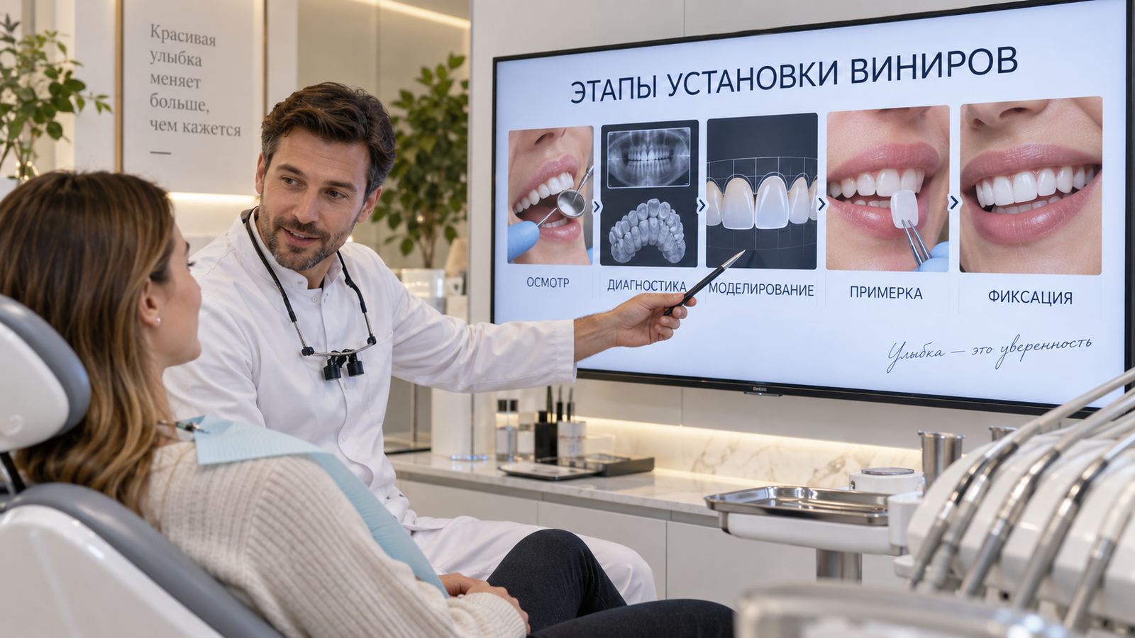 Виниры без обточки: показания и установка