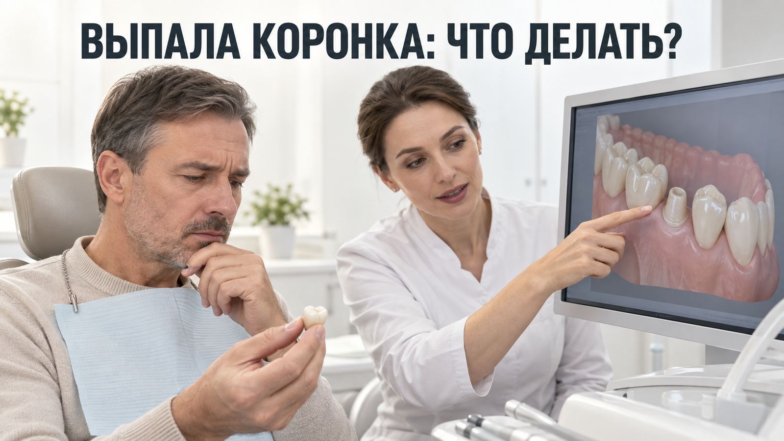Выпала коронка